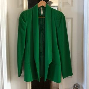 Green Mural Blazer NWOT